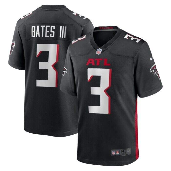 Men's Atlanta Falcons Jessie Bates III Nike Black Game Pla...