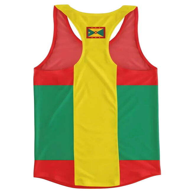 World-Class Grenada Flag Running Vest Aero-Dynamic Tournament-Edition
