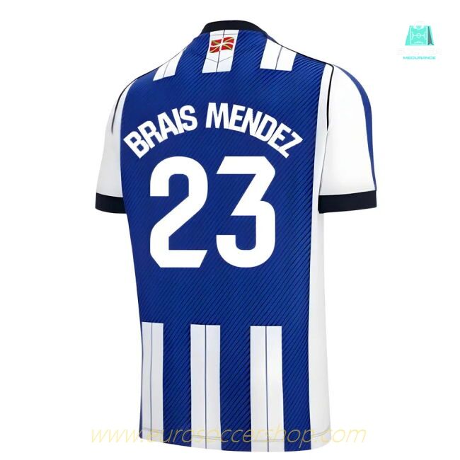2025-2026 Real Sociedad Home Shirt (Brais Mendez 23)