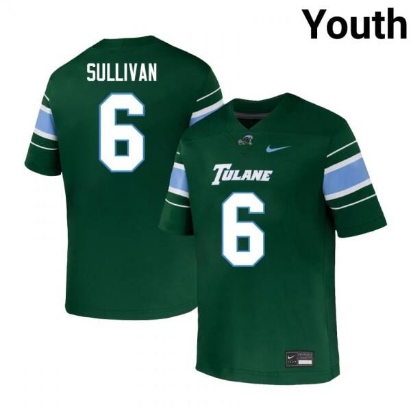 Youth Elite Program #6 Brendan Sullivan Youth Green Durable Jersey