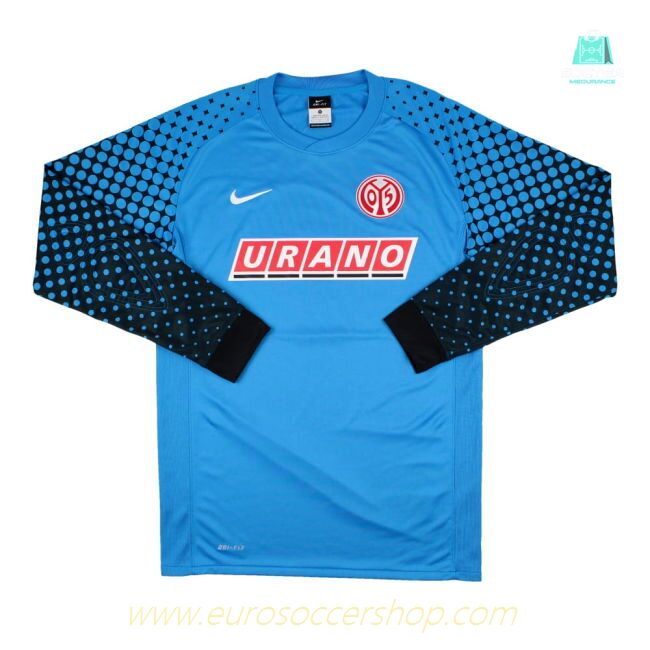 Mainz 2009-10 Long Sleeve Home Goalkeeper Shirt (S) #1 (Mint)