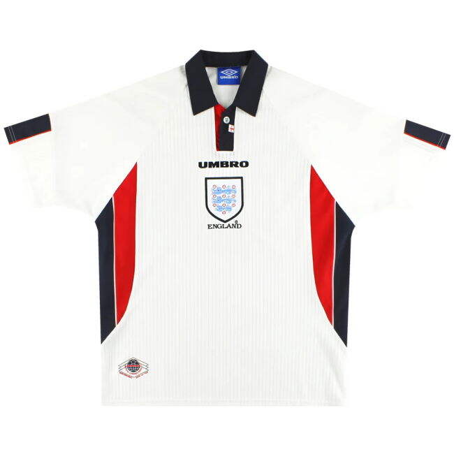 England Soccer Team Replica Jersey - Adults Version (England 1997)