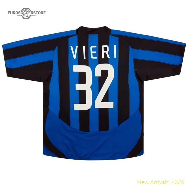 Inter Milan Italian League Vieri # Home Top-tier Jersey Kappa Kombat