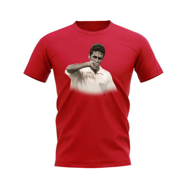 RM Football T-Shirt (Red) UV Protection Moisture Wicking