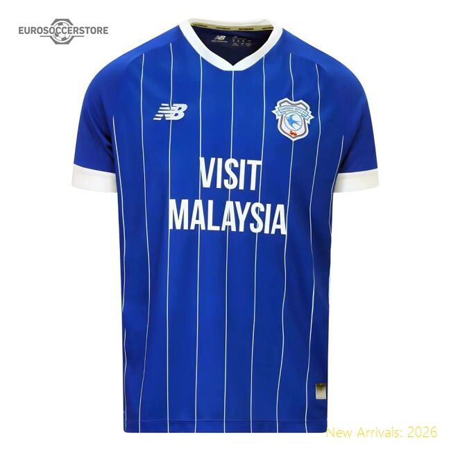 2025-2026 Cardiff City Home Shirt - Budget-friendly - Match Day Jersey