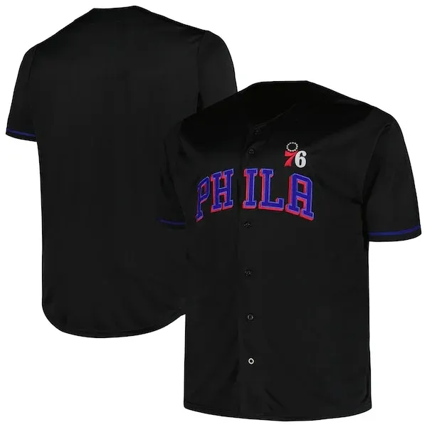Philadelphia 76ers PHI Jersey - stylish top-tier - Black NBA