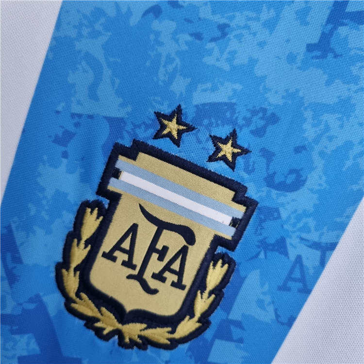 2022 Argentina BlueWhite Soccer Jersey Football Shirt - Official