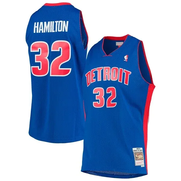 Richard Hamilton DET Championship Swingman Jersey - Blue