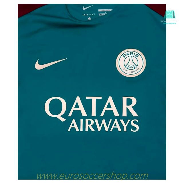 2024-2025 PSG Strike Dri-Fit Training Shirt (Teal) - Kids