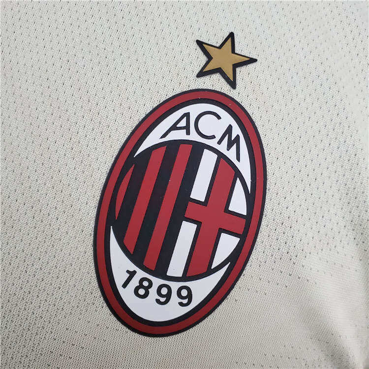 AC Milan 21-22 Away Yellow Soccer Jersey Football Shirt Player