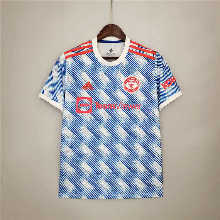 Durable Man Utd Manchester United 21-22 Kit Away Light Blue Ronaldo 7