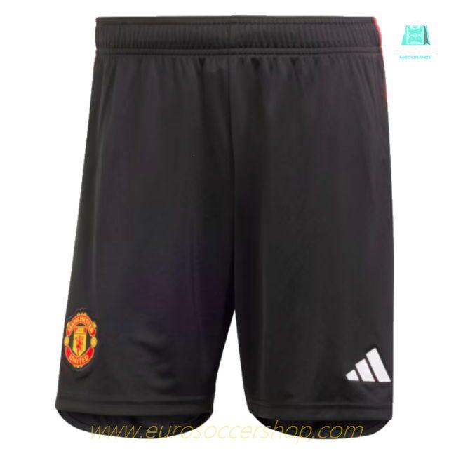 2023-2024 Man Utd Home Shorts (Black)