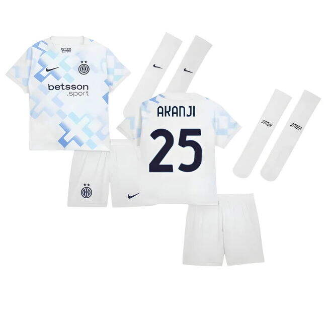 Pro Series Supporter Inter Inter Milan Away Mini Kit Akanji #25 La...