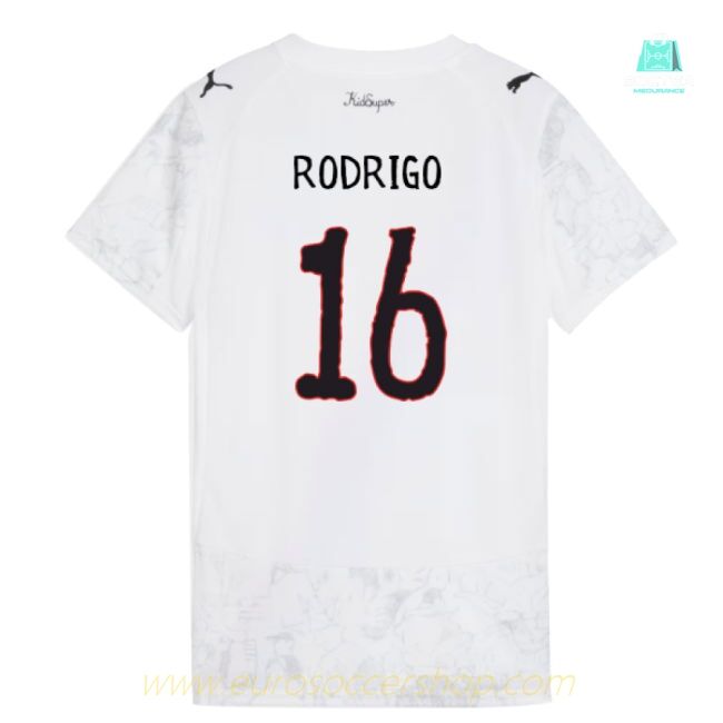 2025-2026 KIDSUPER x Manchester City CWC Shirt (White) - Womens (Rodrigo 16)