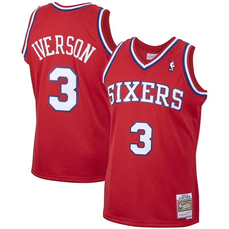 Allen Iverson PHI Official Team Jersey - Premium-Quality