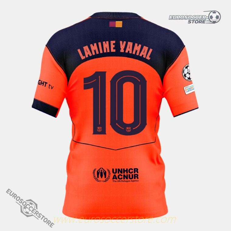 Barcelona 25-26 Third Jersey with LAMINE YAMAL 10 Printing (Player Version)