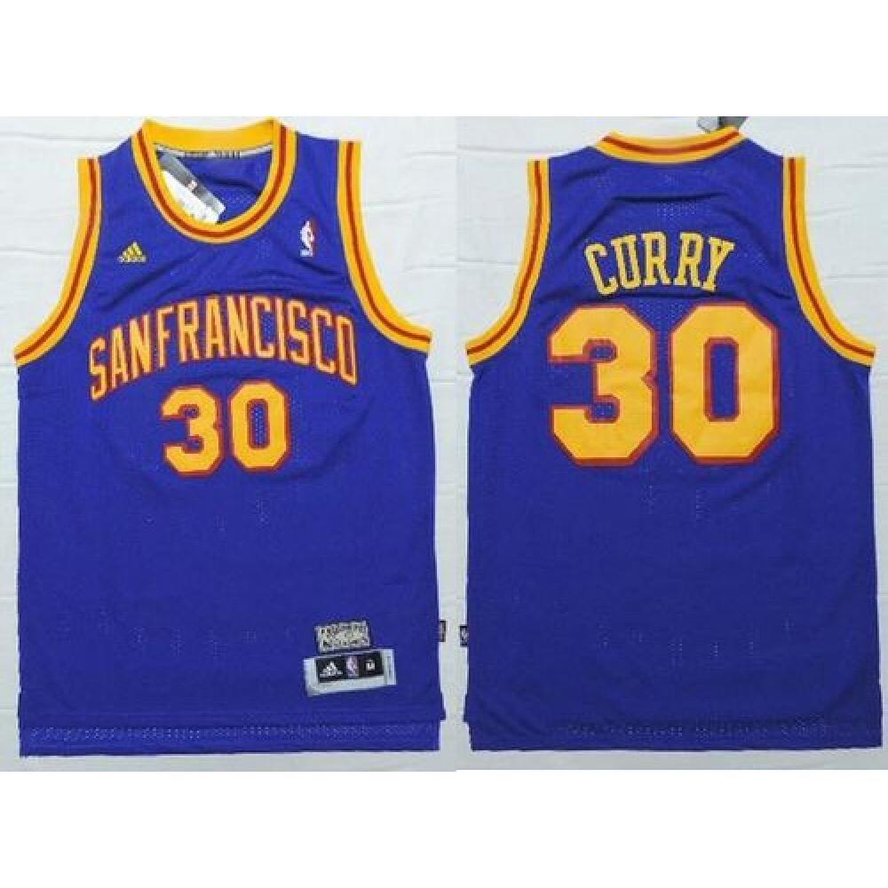 Performance Jersey Stephen Curry30 Blue - - Basketball Fan Gear