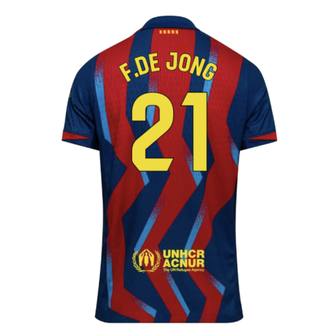 Barcelona F.de Jong Pro-level Home Jersey Spanish Football Textile