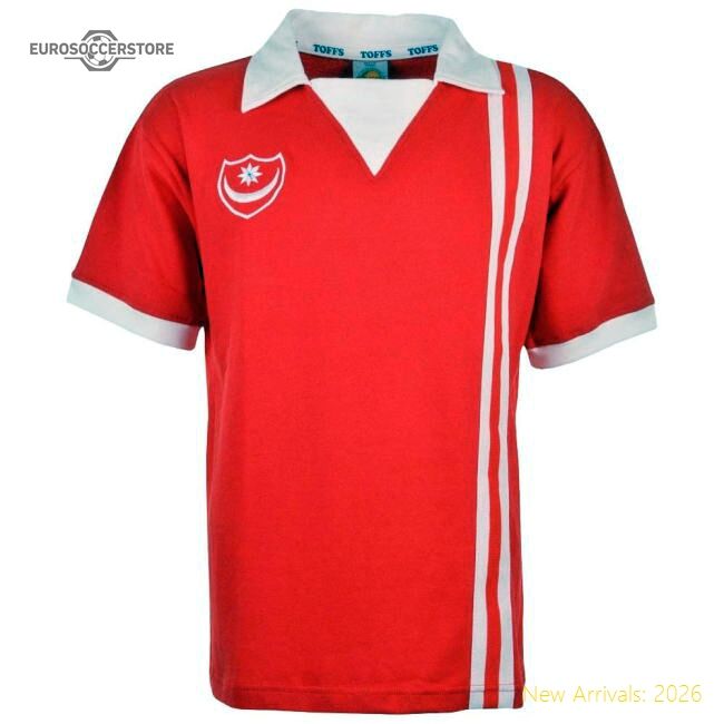 Official Portsmouth 1973-1976 Away Retro Football Shirt - Premium