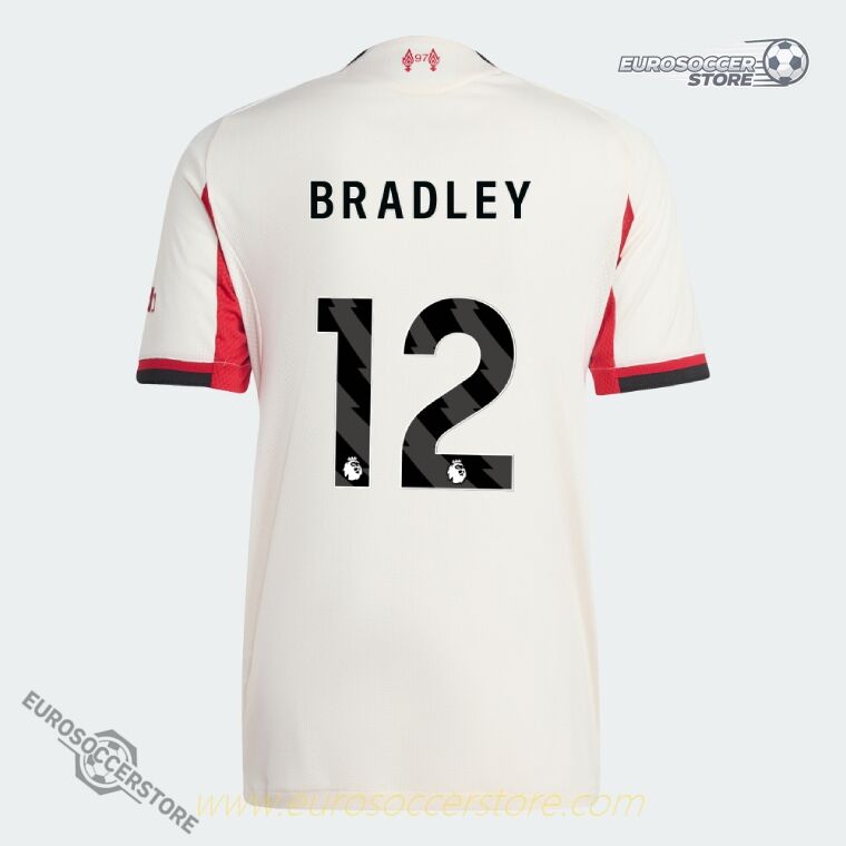 Away BRADLEY 12 Jersey for Liverpool 25-26 Season (Player Version)
