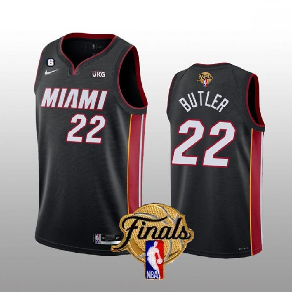 Fan Favorite Durable Men's Miami Heat #22 Jimmy Black Basketball Jersey
