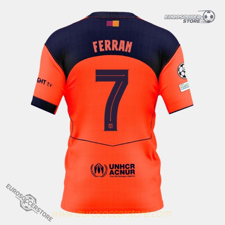 Barcelona 25-26 Third FERRAN 7 Jersey (Player Version)