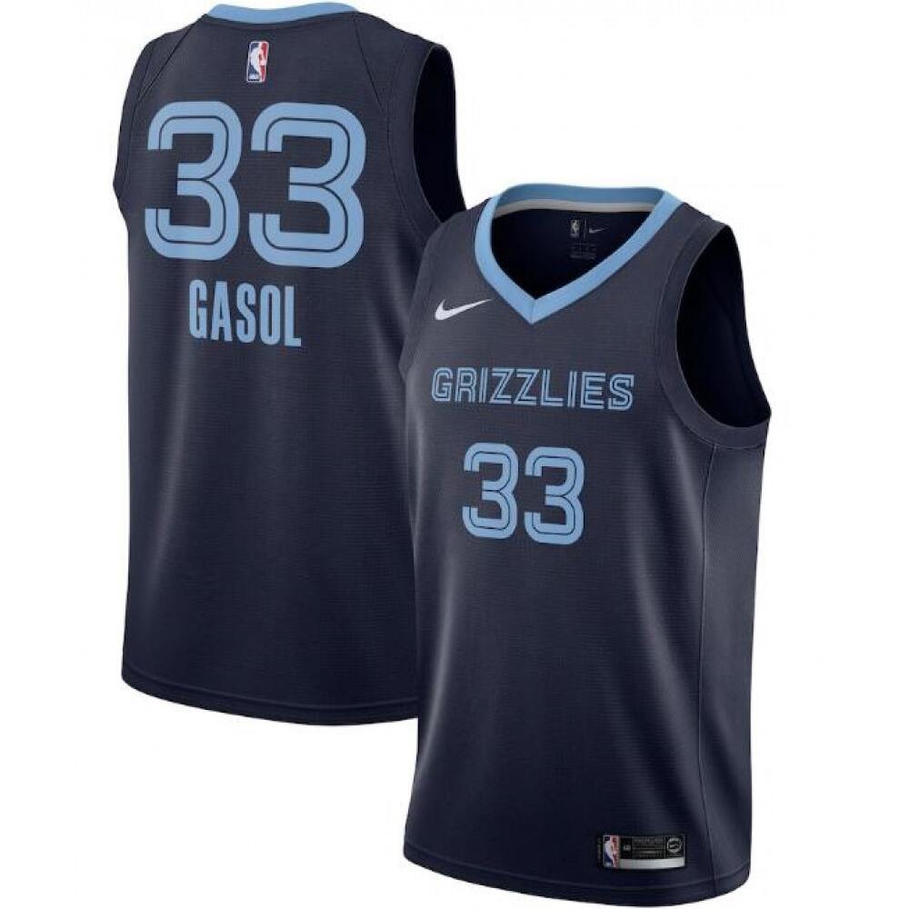 Classic Men's Memphis Grizzlies #33 Marc None Basketball Jersey