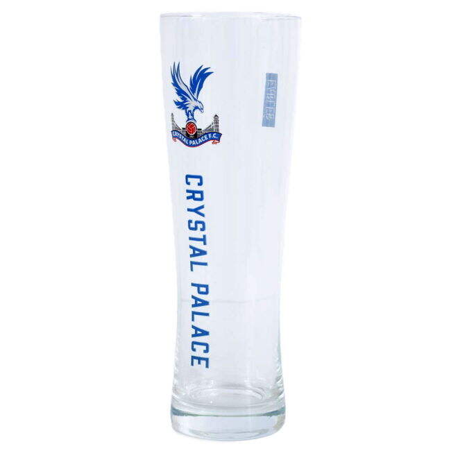 Crystal Palace FC Tall Beer Glass