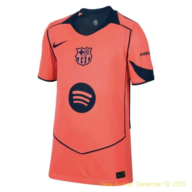 2025-2026 Barcelona Barca Durable Third Shirt (Kids) (Lewandowski 9)