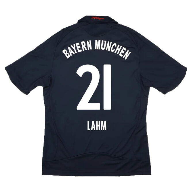 Bayern Munich 2008-10 Away Shirt ((Excellent) S) (Lahm 21)