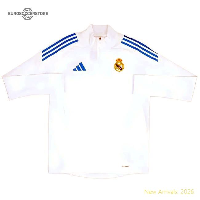 Outstanding 2025-2026 Real Madrid Eu Training Top (white)