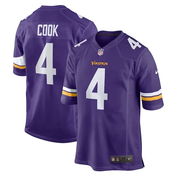 None Dalvin Cook Game Jersey - Purple | NFL Player Jersey | NFL Footba