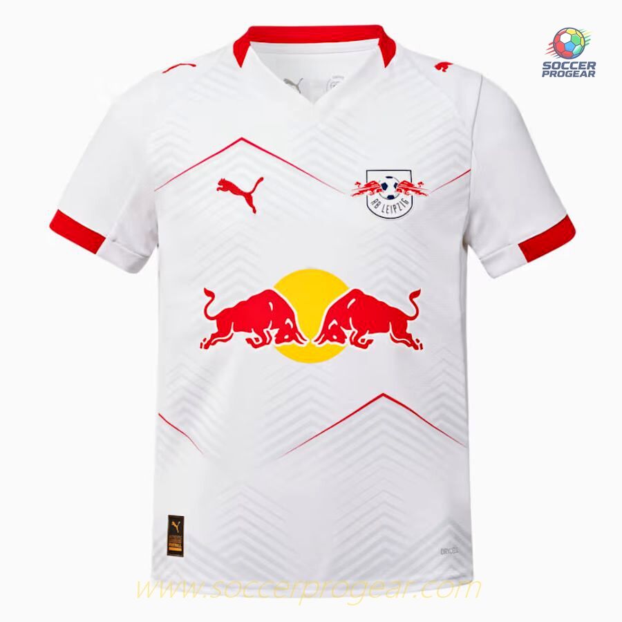 Red Bull Leipzig Home Team Football Jersey 2025/26 Collection
