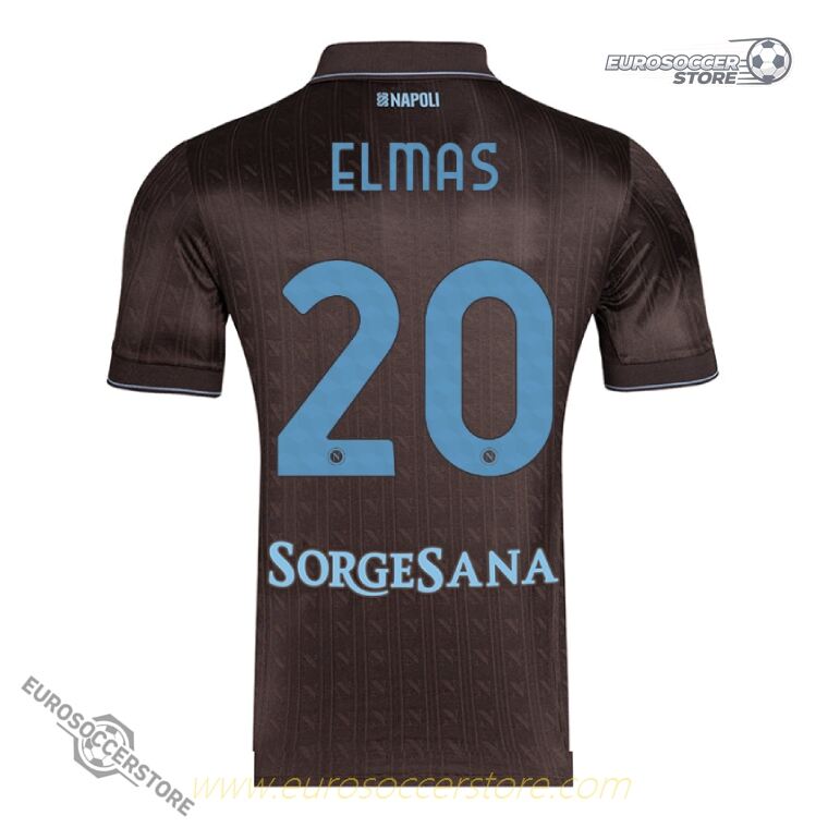 Napoli 25-26 Season Third Jersey Featuring ELMAS #20