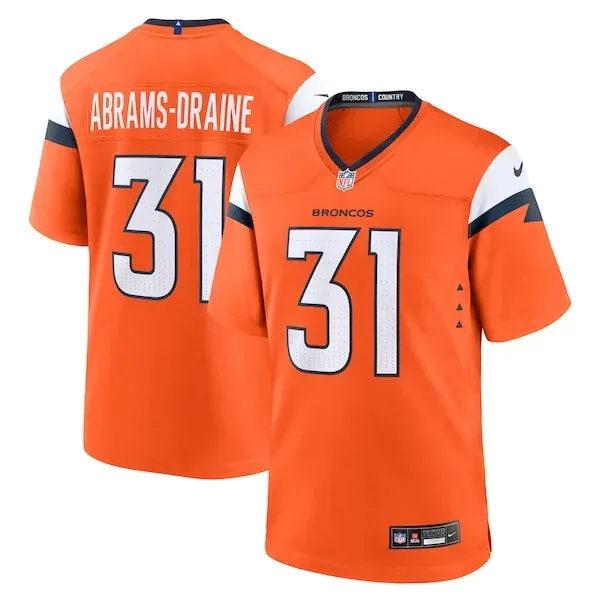 None Kris Game Jersey - Orange | NFL Player Jersey | NFL Football