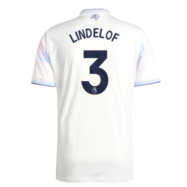 Football Aston Villa Third Shirt Lindelof #3 Elite Performance Die...