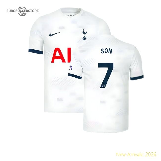 Excellent 2023-2024 Tottenham Hotspur Hotspur Home Shirt (son 7)