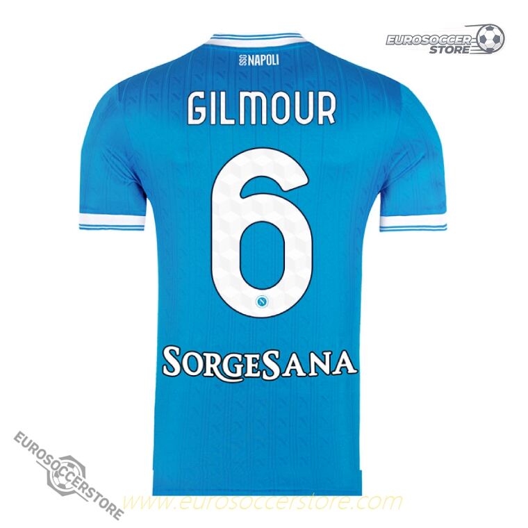 GILMOUR 6 Home Jersey for Napoli 25-26 Season