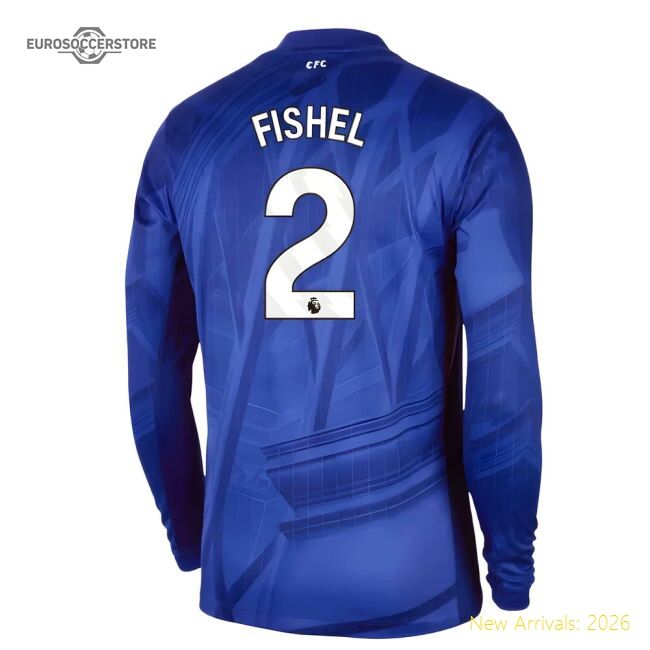 Premium 2025-2026 Chelsea Home Long Sleeve Shirt (fishel 2) - Premium