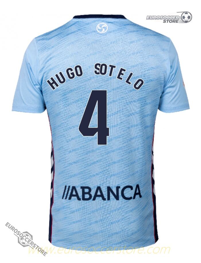 HUGO SOTELO's RC Celta Home Jersey 4 for the 25-26 season