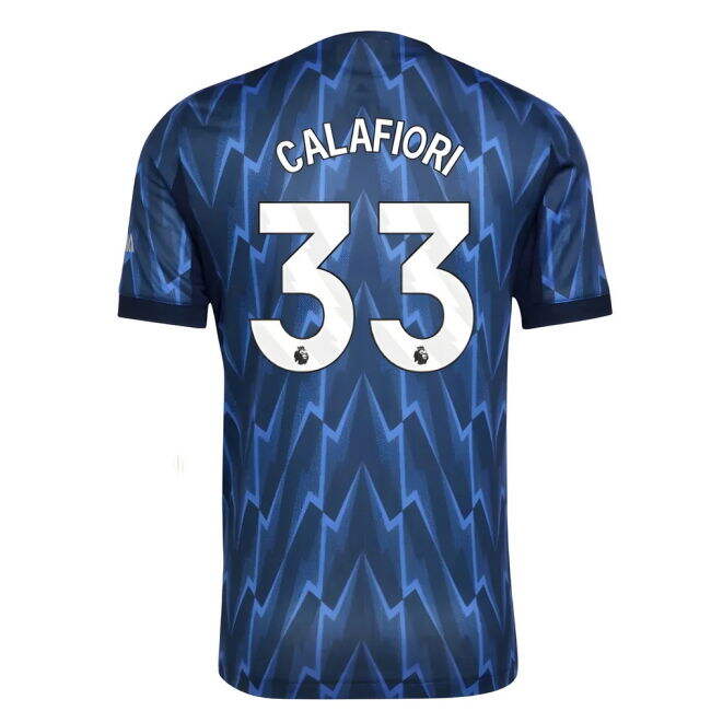 Arsenal Official Away Football Shirt 2025-20 Calafiori 33 L S