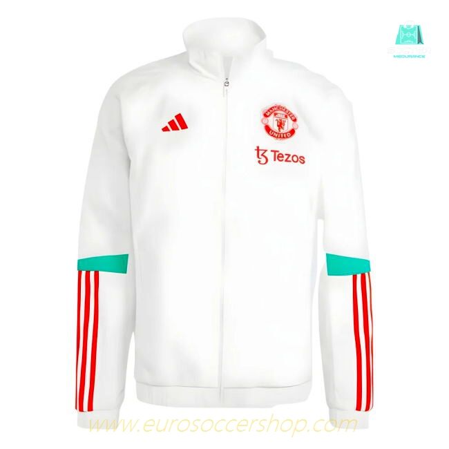 2023-2024 Man Utd Presentation Jacket (White)