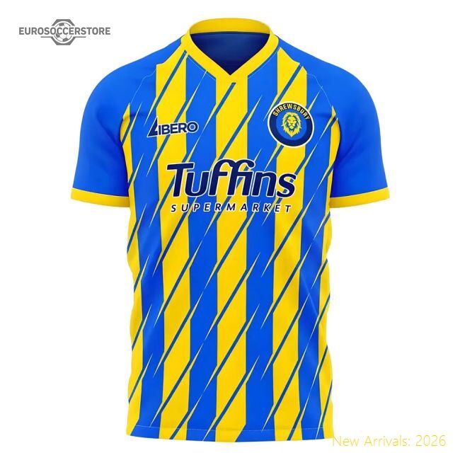 Premium Shrewsbury 2025-2026 Home Concept Football Kit (libero)