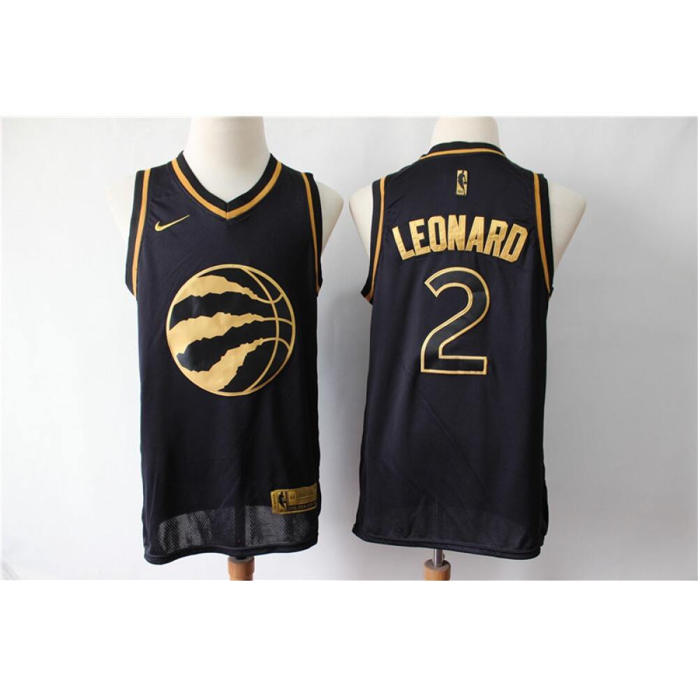 Retro Men's Toronto Raptors #2 Kawhi Black Basketball Jersey
