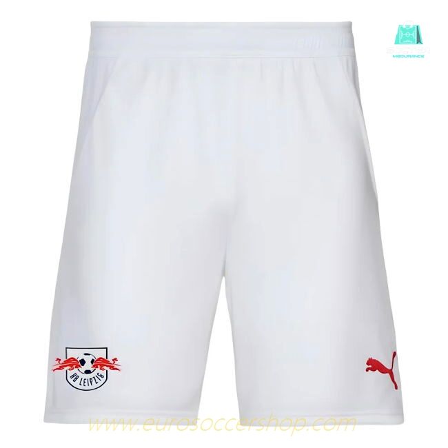 2024-2025 Red Bull Leipzig Home Shorts (White)