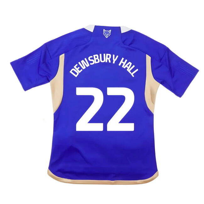 replica 2023-2024 Leicester City Home Shirt (Kids) (Dewsbury Hall 22)