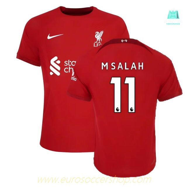 2022-2023 Liverpool Vapor Home Shirt (M SALAH 11)