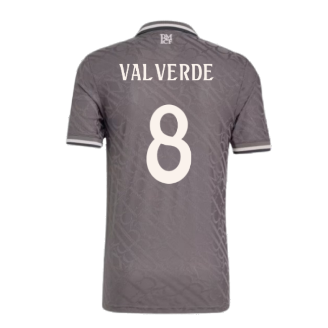 2024-2025 Genuina Camiseta Real Madrid Tercer - Hombres Con Valverde 8