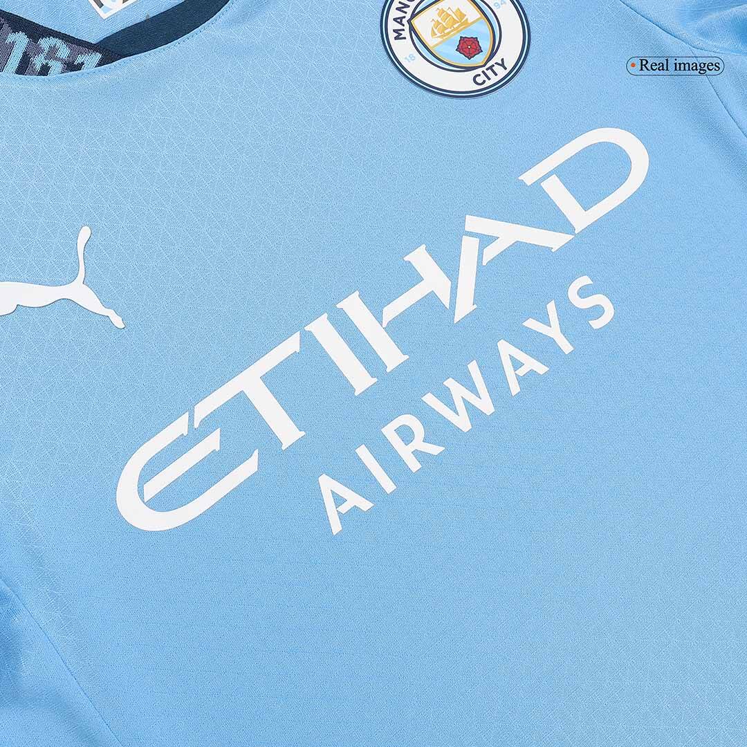 Player Version RODRIGO #16 Manchester City Home Soccer Jersey 2024/25