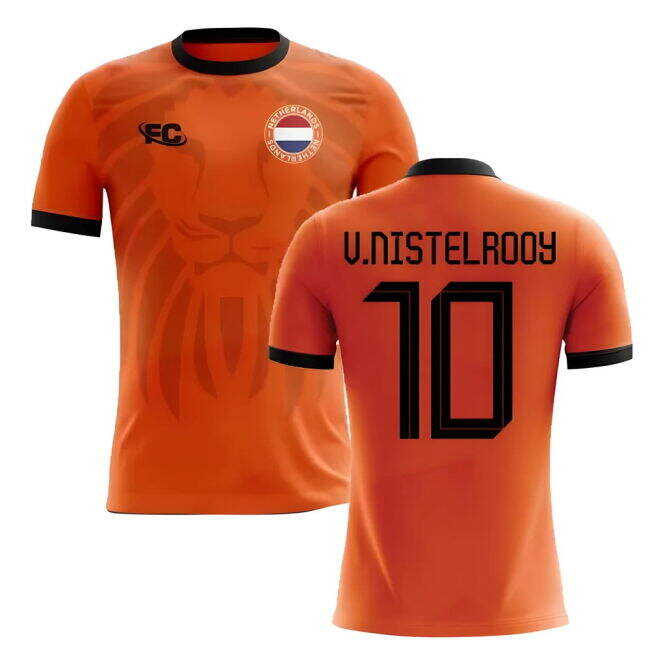 Affordable 2018-2019 Holland Fans Culture Home Concept Shirt (V.NISTELROOY 10) Spiritual